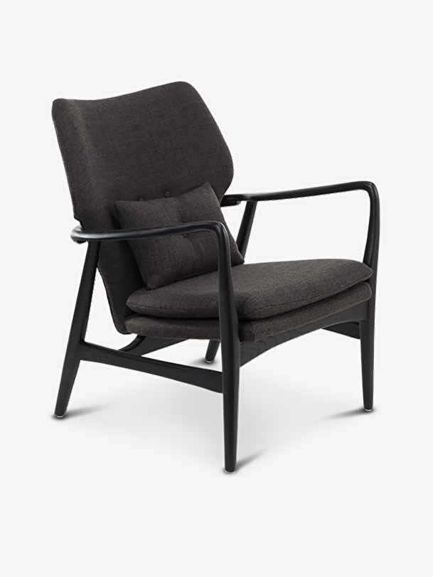fauteuil peggy noir black