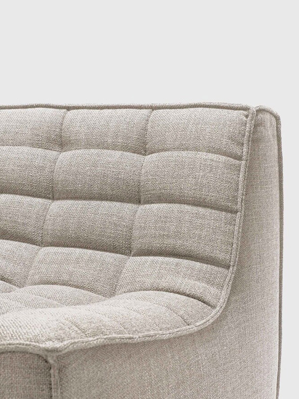 n701 sofa 3 seater beige 210x91x76 beige