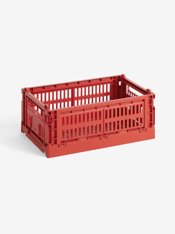 panier colour crate s polypropylene recycle rouge - hay red