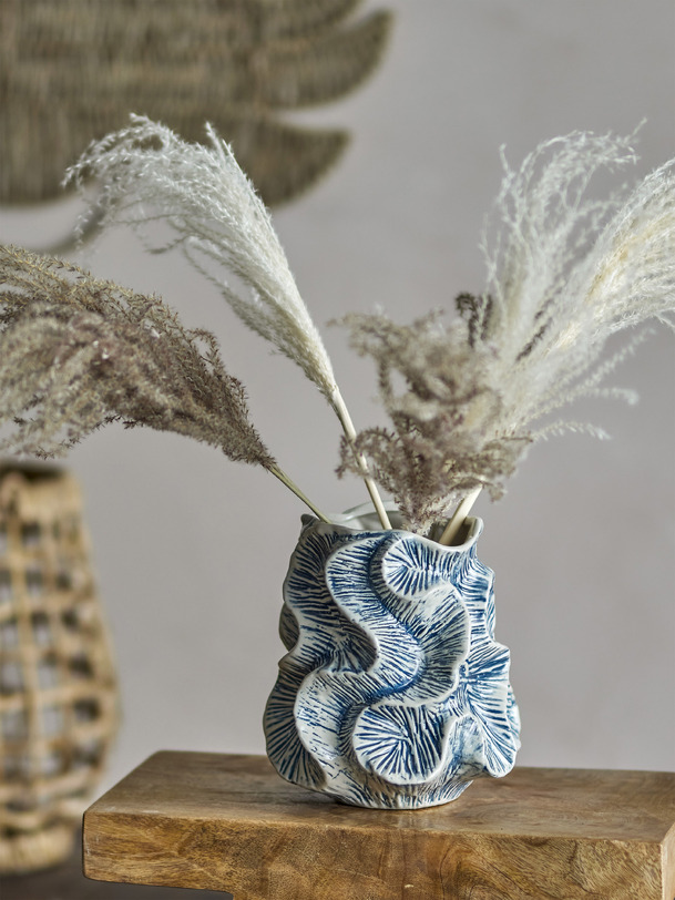 vase guxi - bloomingville blue