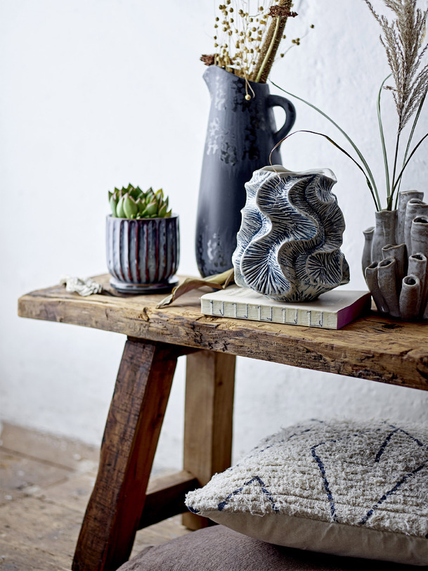 vase guxi - bloomingville blue