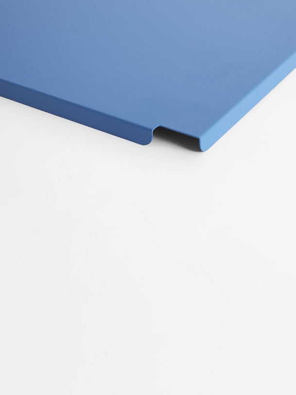couvercle metal bleu electrique - colour crate - hay blue