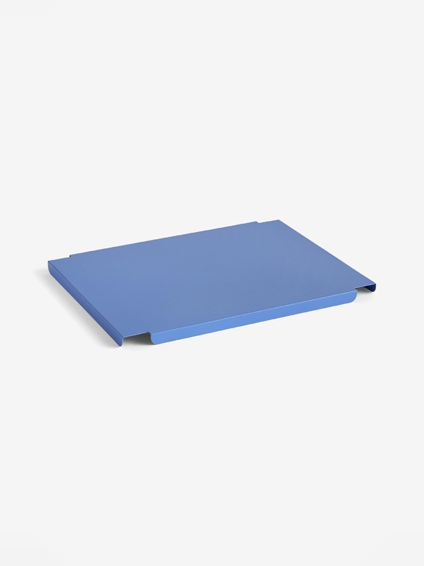 couvercle metal bleu electrique - colour crate - hay blue