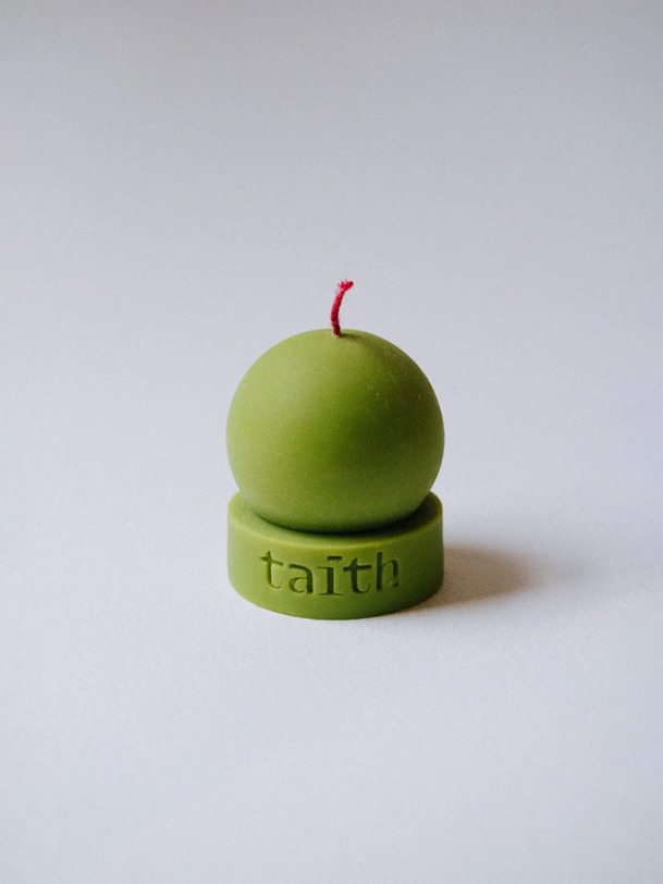 lu candle green - taith green