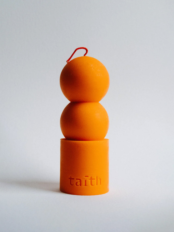 lilu candle - taith orange