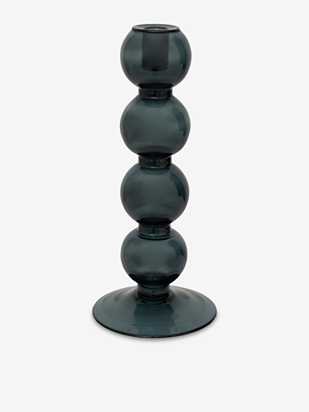 retro 4 ball candle holder grey