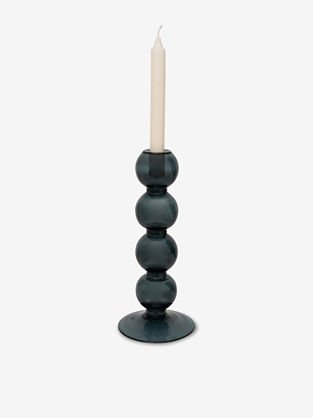 retro 4 ball candle holder grey