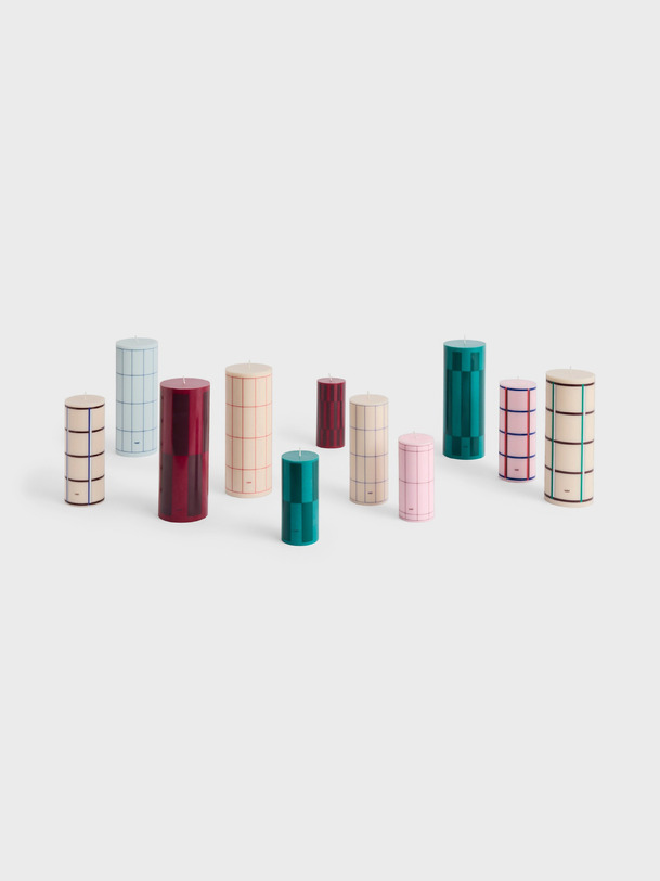 column candle green t.s - hay green