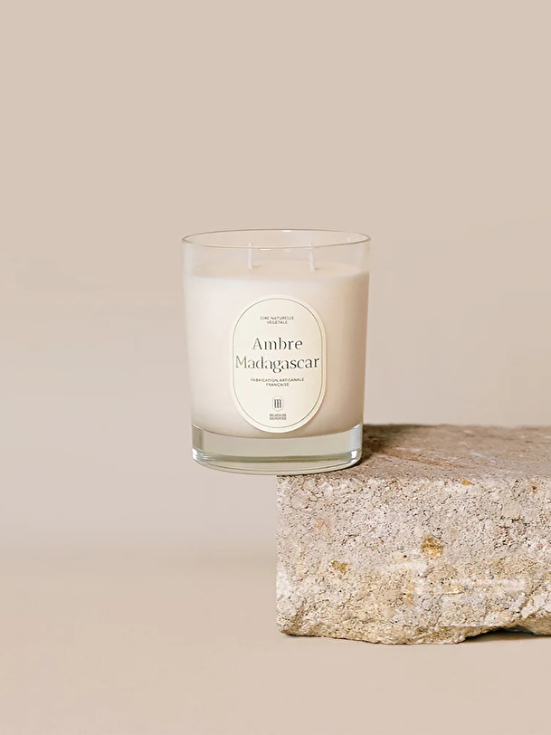 amber candle madagascar you white
