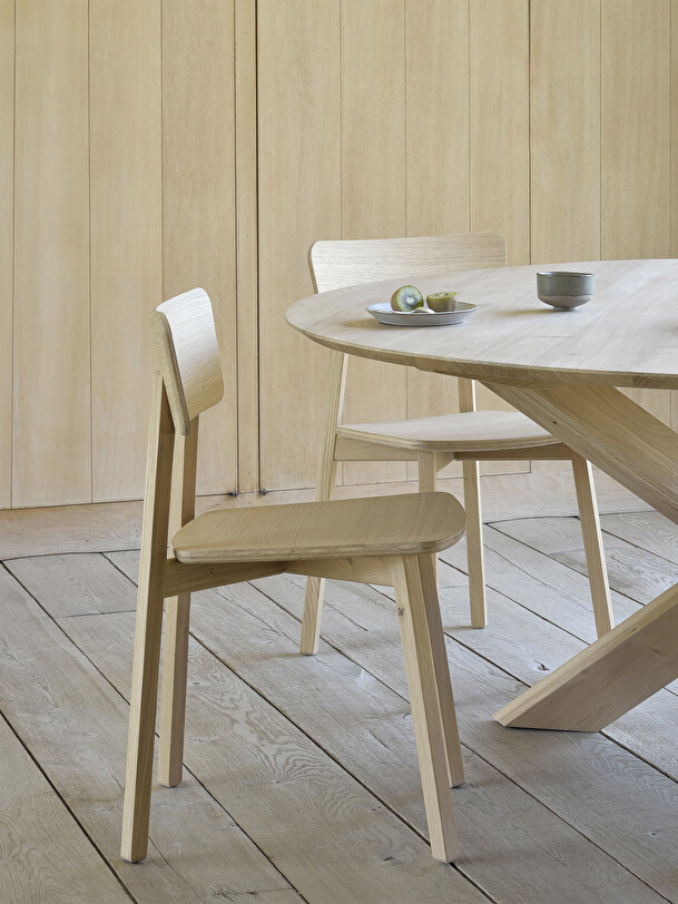 chaise casale en chene - ethnicraft light oak