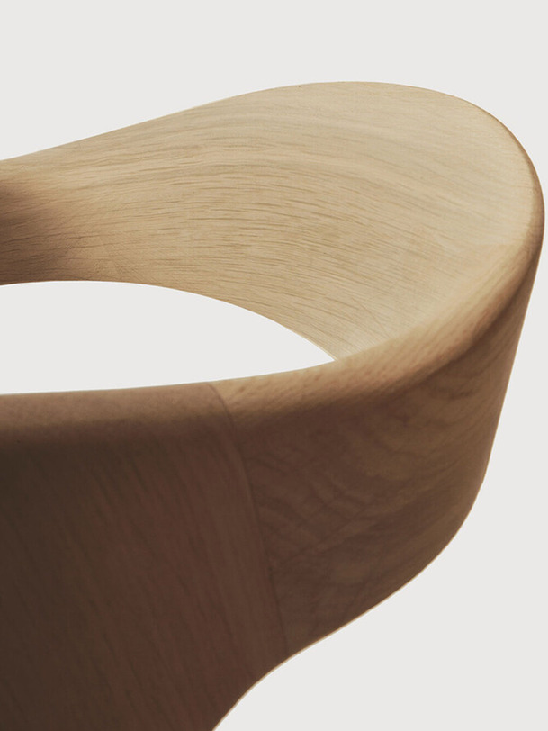 oak bok lacquered chair light oak
