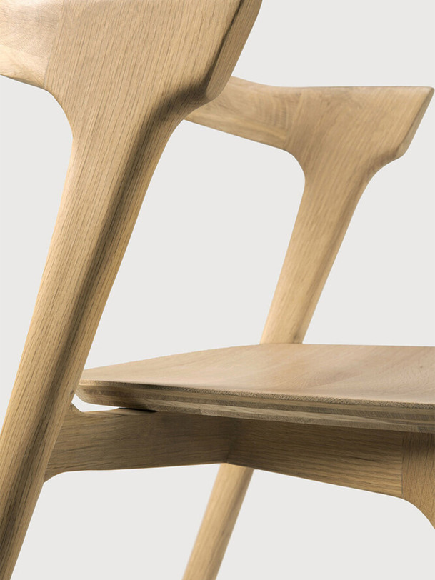 oak bok lacquered chair light oak