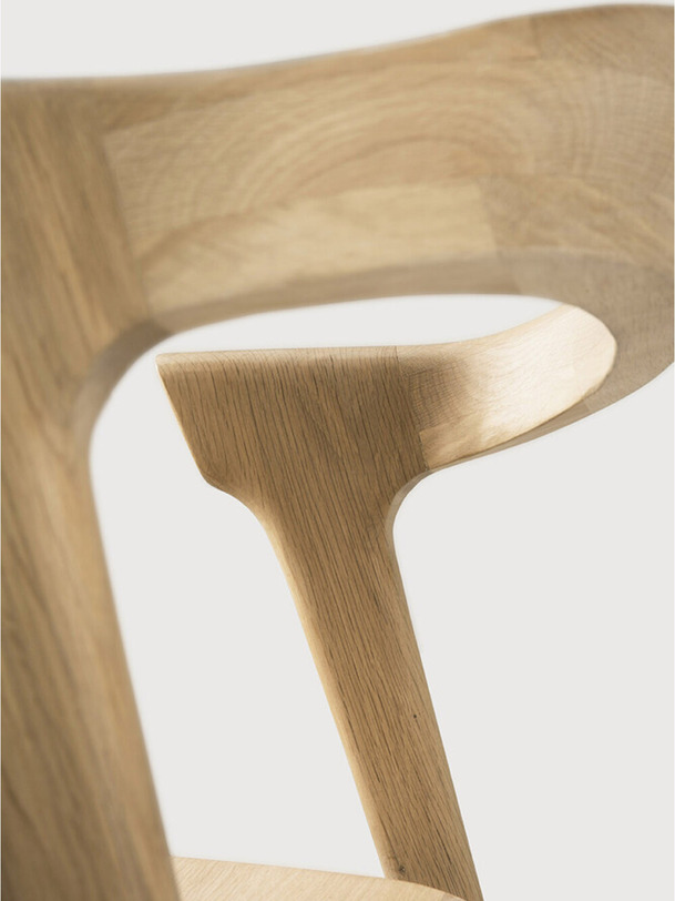 oak bok lacquered chair light oak