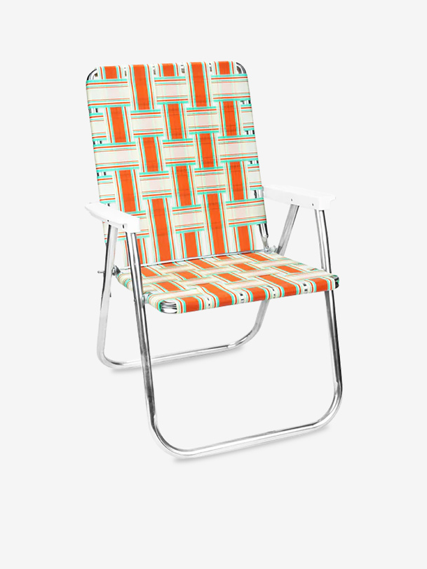 chaise longue pliante orange - lawn chair usa orange