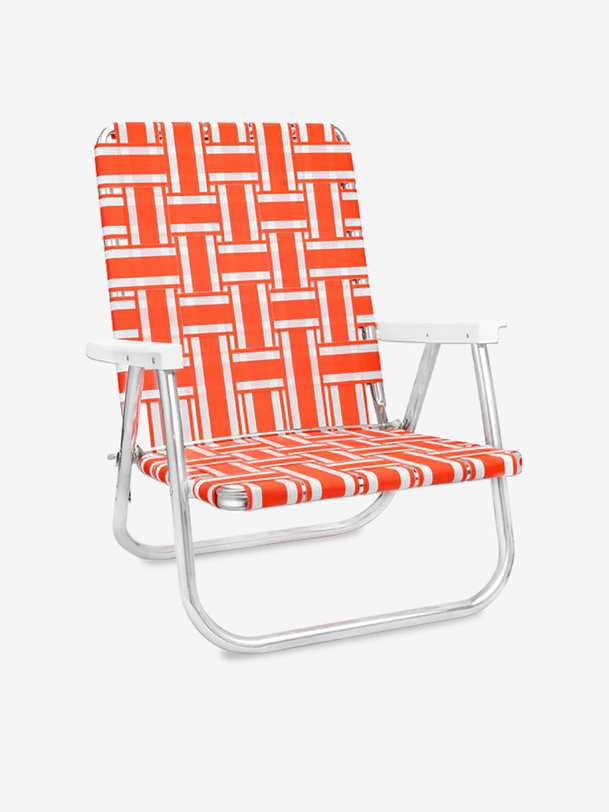 chaise lounge pliante orange - lawn chair usa orange