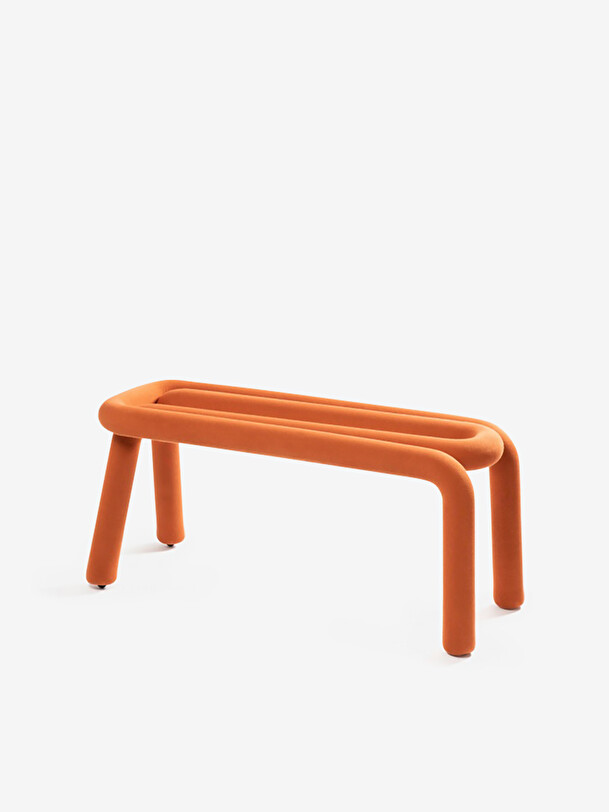 bold bench hazelnut orange