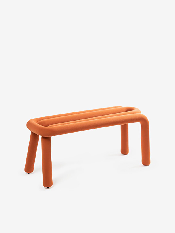 bold bench hazelnut orange