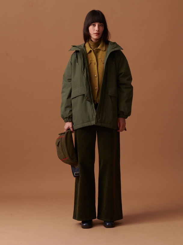 oxana puffer jacket military