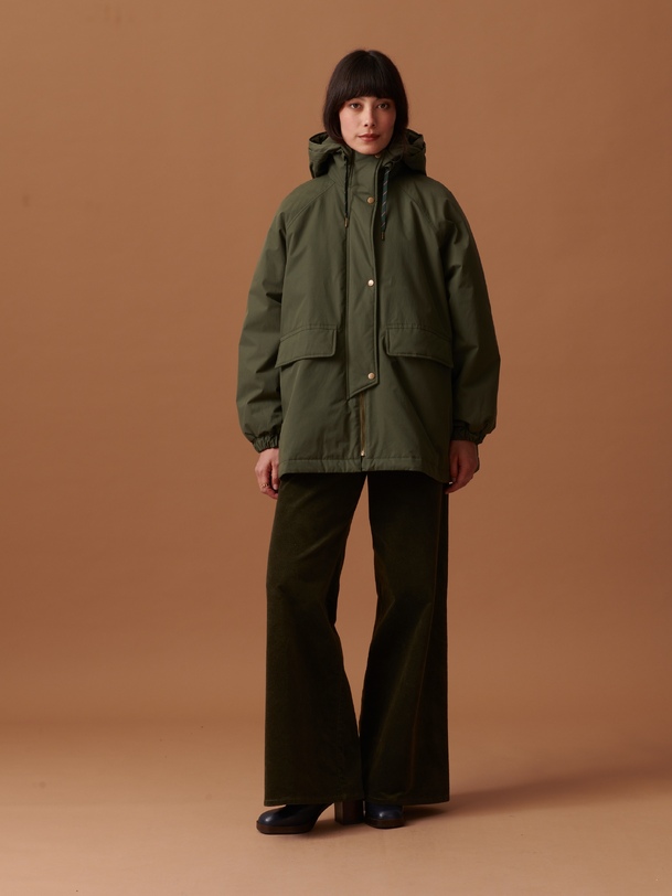 oxana puffer jacket military