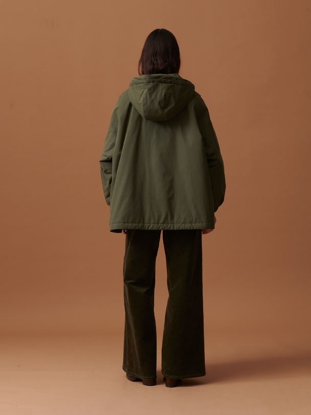 oxana puffer jacket military
