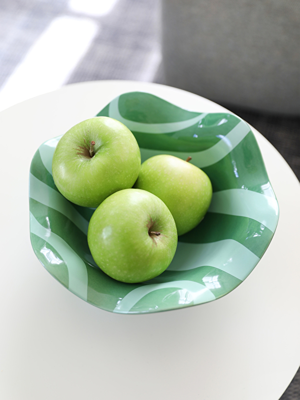 bowl wave green m green