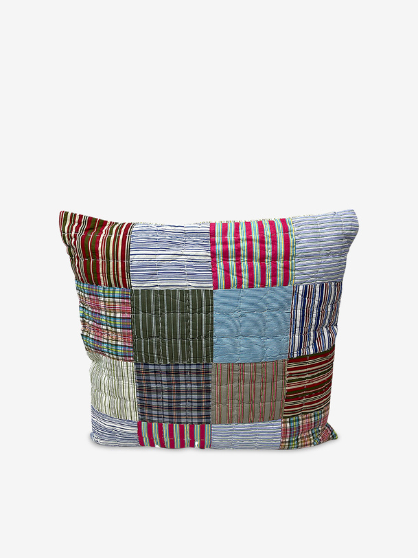 coussin patchwork 1 65x65cm - bazar de luxe multicolored