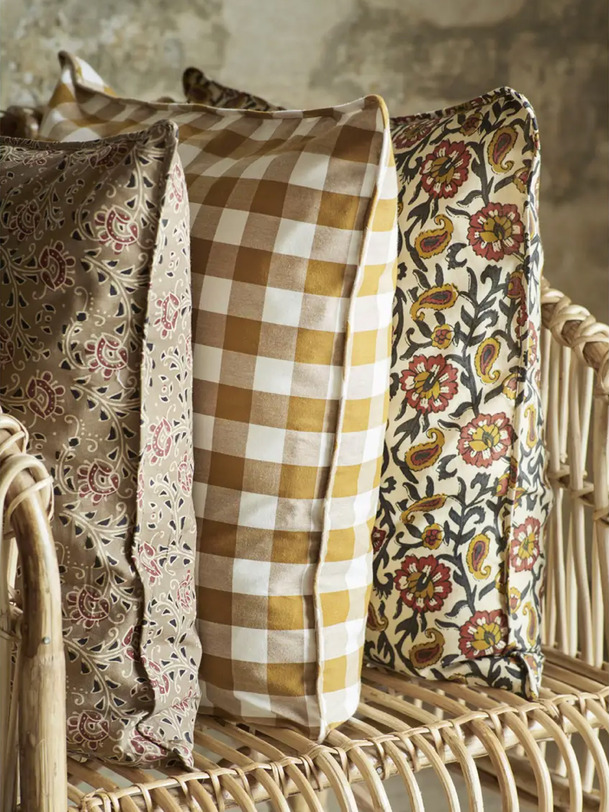 coussin print sable 50x50 - mme stoltz sand