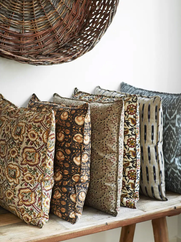 coussin print sable 50x50 - mme stoltz sand