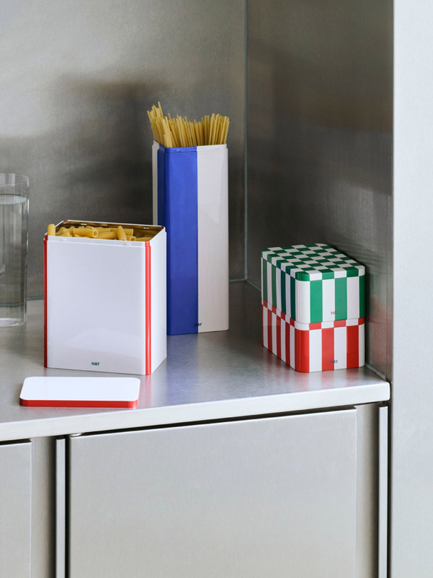 boite en metal vertblanc - hay green