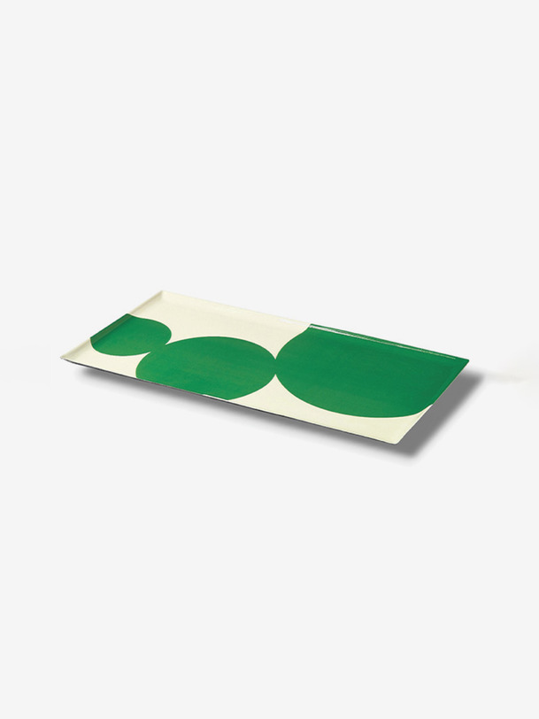 plateau rectangle astre - gangzai green