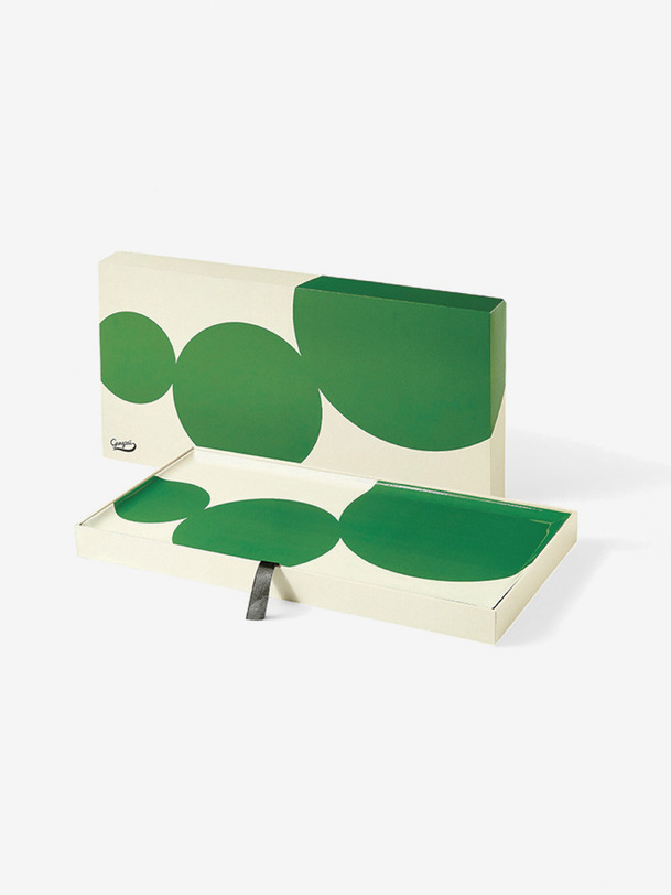 plateau rectangle astre - gangzai green