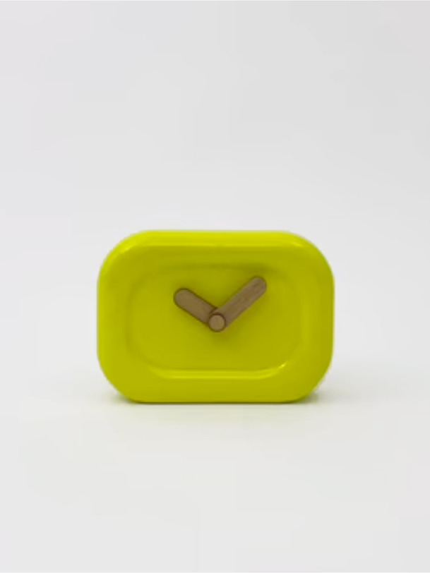 horloge ceramique - bazar deluxe yellow