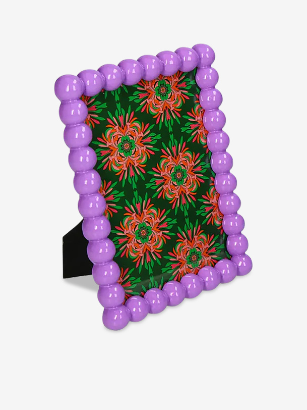 cadre perles violet - kersten p urple