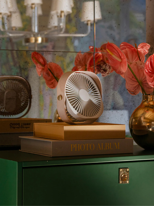 ventilateur portable fantastic beige - kubbick printworks beige