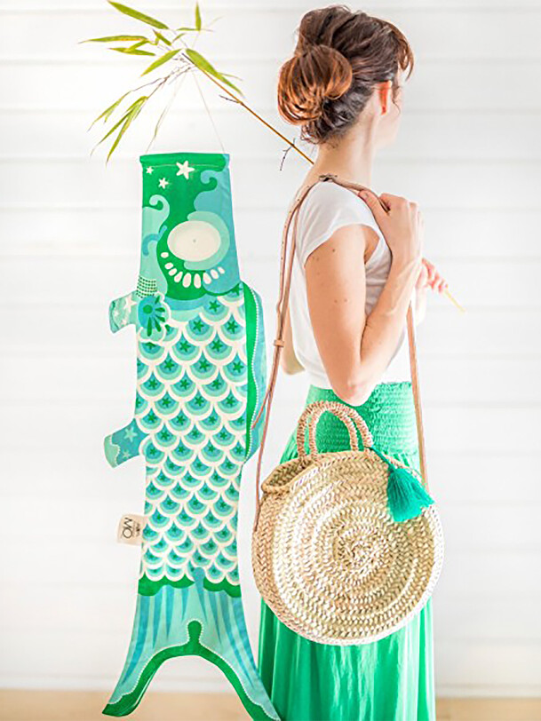 koinobori turquoise m turquoise