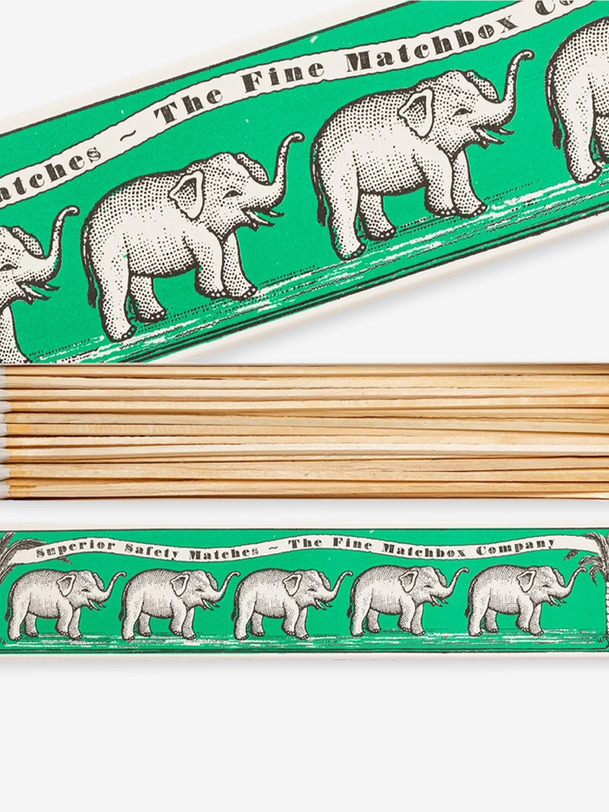 elephants long matches green