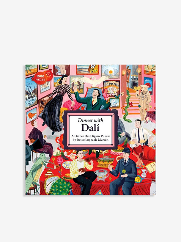 puzzle dinner with dali - new mags multicolored