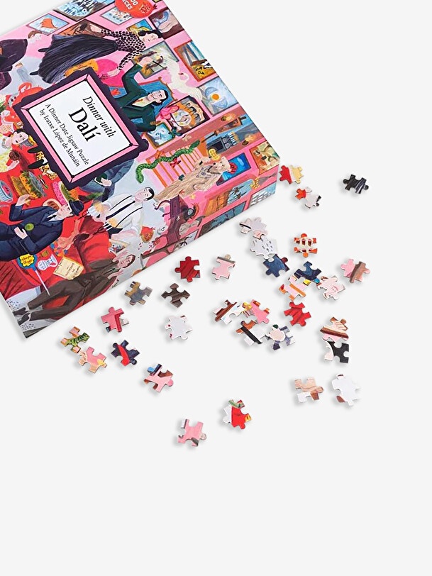 puzzle dinner with dali - new mags multicolored