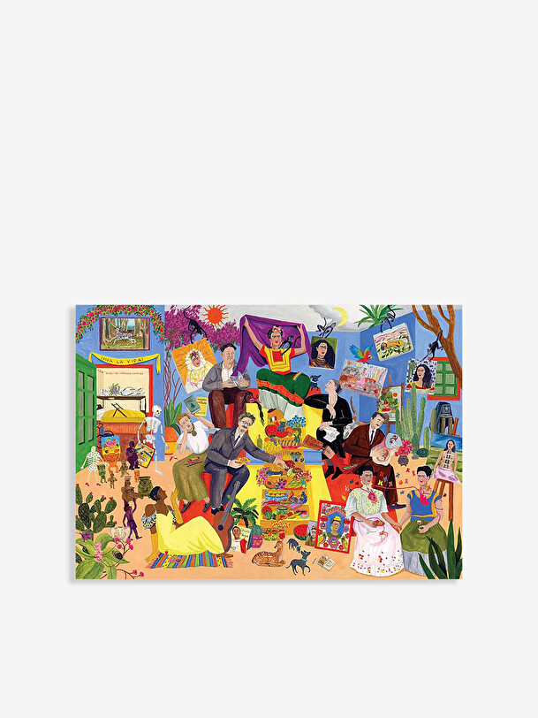 puzzle dinner with frida - new mags multicolored