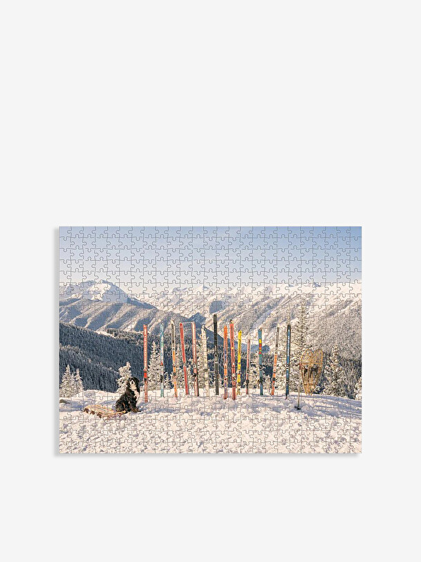 puzzle biface winter ski ii - new mags multicolored