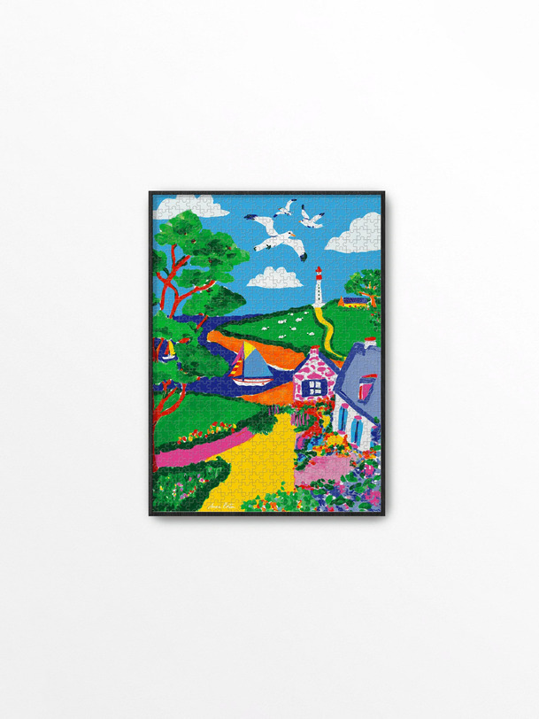 puzzle bzh 1000 pieces - piece love multicolored