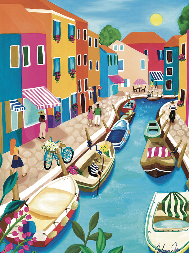 puzzle burano 1000 pieces - piece love multicolored