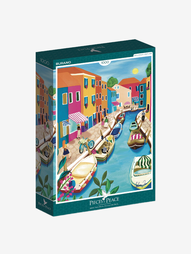 puzzle burano 1000 pieces - piece love multicolored
