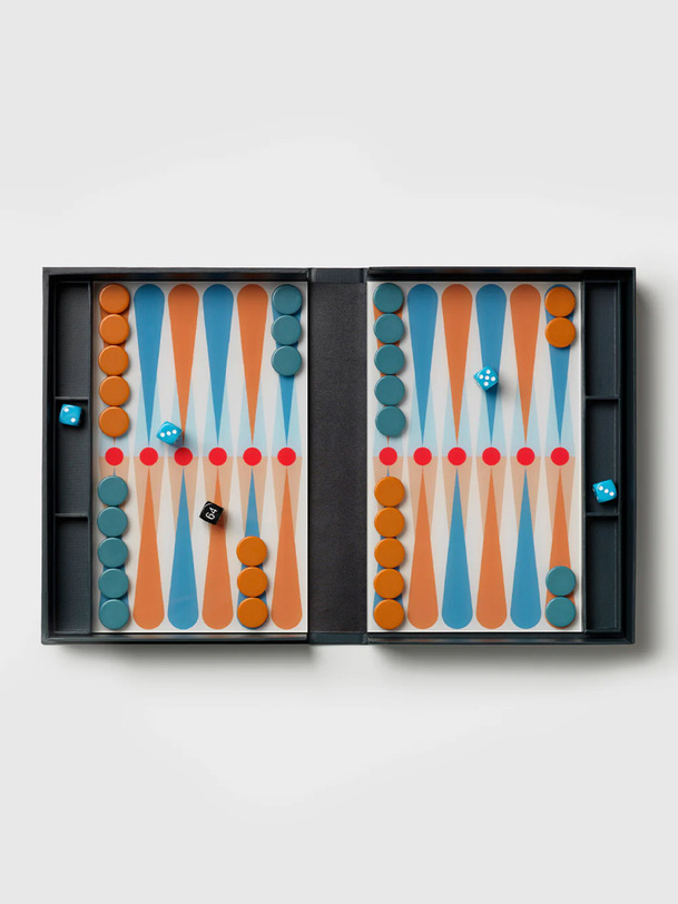 art of backgammon - printwork orange