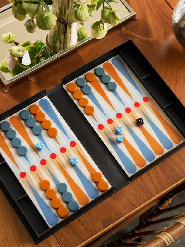 art of backgammon - printwork orange