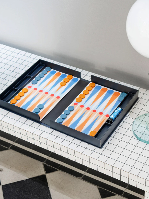 art of backgammon - printwork orange