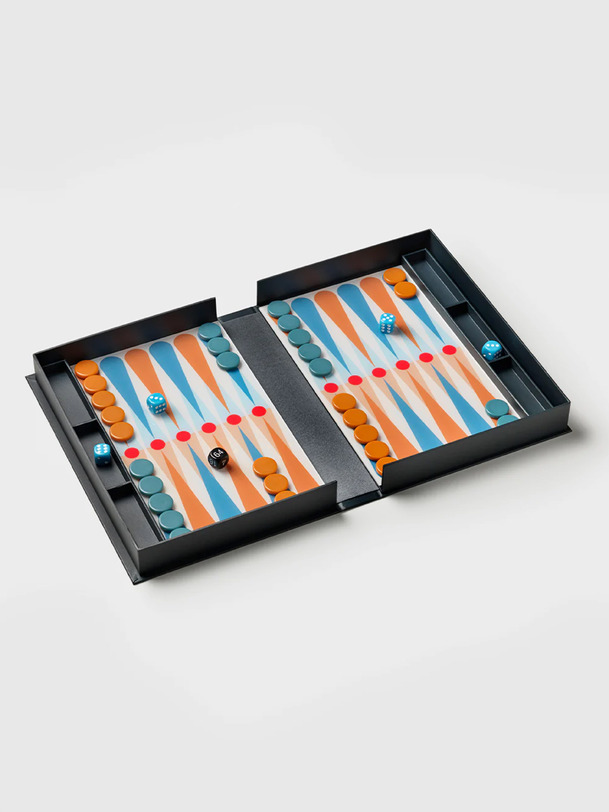 art of backgammon - printwork orange