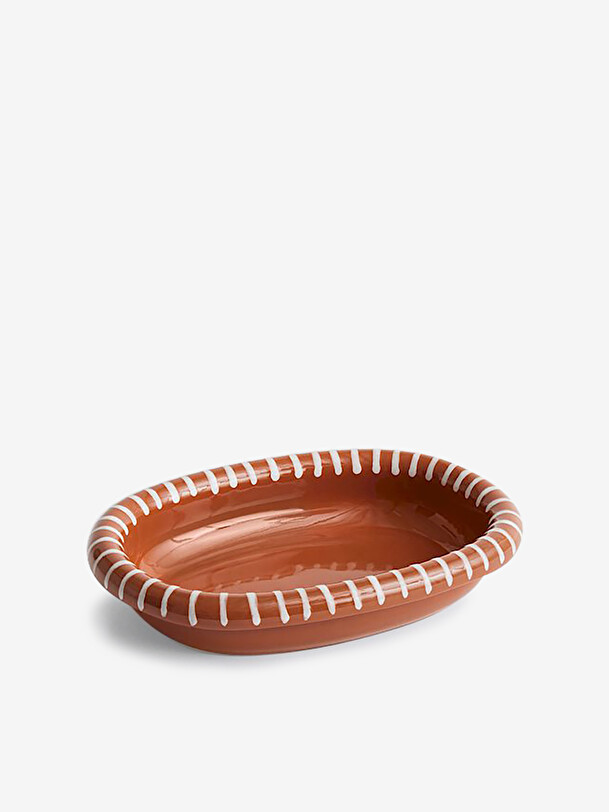 barro s terracotta oval dish terracotta