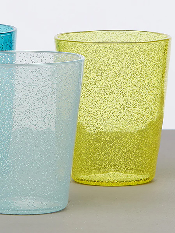 glass metacrilato yellow yellow