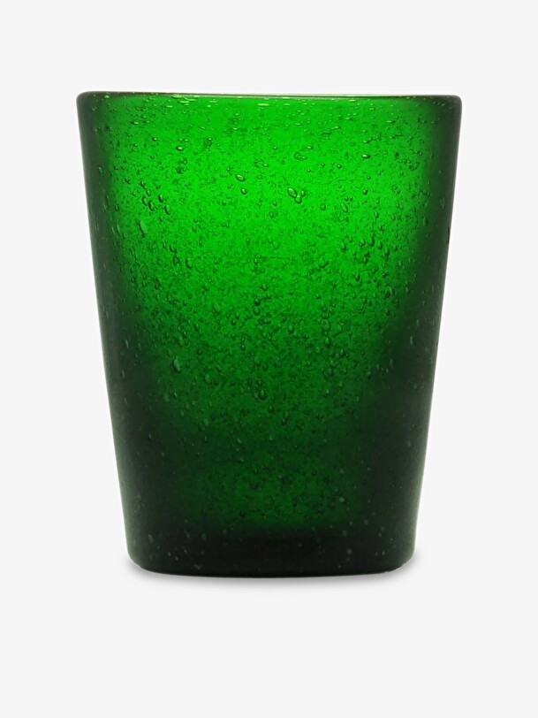 emerald bubble glass emerald